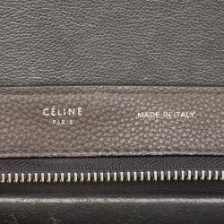 Celine Multicolor Nubuck, Patent and Leather Small Trapeze Top Handle Bag