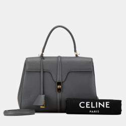 Celine Medium 16 Leather Satchel