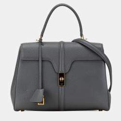 Celine Medium 16 Leather Satchel