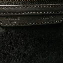 Pre Owned Celine Multicolor Canvas and Leather Mini Luggage Tote