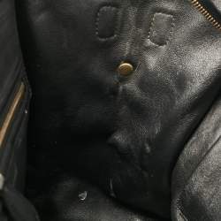 Pre Owned Celine Multicolor Canvas and Leather Mini Luggage Tote