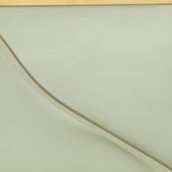 Pre Owned حقيبة كروس سيلين جلد أخضر فاتح بمشبك