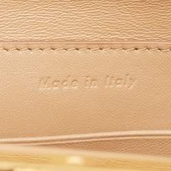 Pre Owned حقيبة كروس سيلين جلد أخضر فاتح بمشبك