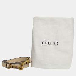 Celine Nude, Black Leather Nano Luggage Bag 