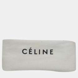 Celine Navy Blue, Terracotta Leather Bicolor Belt Bag 