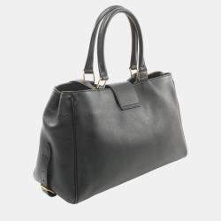 Celine Medium Apolline Leather Black Handbag