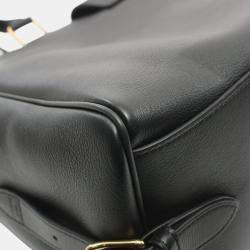 Celine Medium Apolline Leather Black Handbag