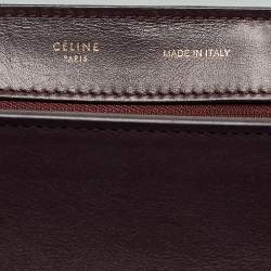 Celine Tricolor Leather and Suede Medium Trapeze Top Handle Bag