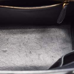 Celine Multicolor Leather and Snakeskin Micro Luggage Tote