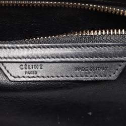 Celine Multicolor Leather and Snakeskin Micro Luggage Tote