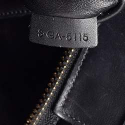 Celine Multicolor Leather and Snakeskin Micro Luggage Tote