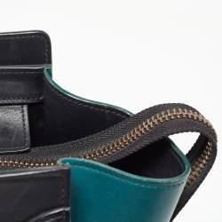 Celine Multicolor Leather and Snakeskin Micro Luggage Tote