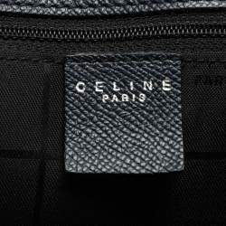 Celine Blue Leather Vintage Top Handle Bag