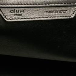 Celine Tricolor Felt and Leather Mini Luggage Tote