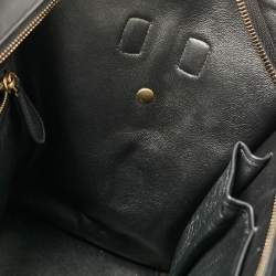 Celine Tricolor Felt and Leather Mini Luggage Tote