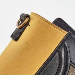 Pre Owned Celine Tricolor Leather Nano Luggage Tote