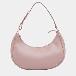 Celine Pink Leather Ava Shoulder Bag