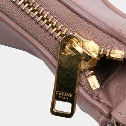 Celine Pink Leather Ava Shoulder Bag