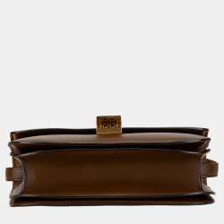 Celine Brown Medium Calfskin Classic Box