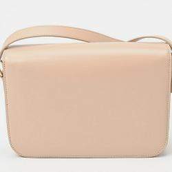 Celine Shiny Calfskin Nude (Beige) Classic Triomphe Bag