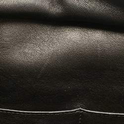 Pre Owned Celine Orange Leather Large Edge Top Handle Bag