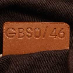 Pre Owned Celine Beige/Off White Canvas and Leather Horse Carriage Tote