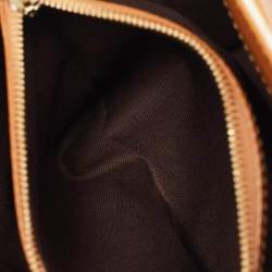 Pre Owned Celine Beige/Off White Canvas and Leather Horse Carriage Tote