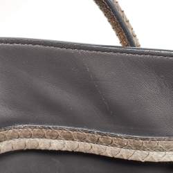 Pre Owned Celine Grey Python Medium Phantom Luggage Tote