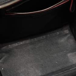 مملوكة مسبقًا Celine Black/Red Leather Mini Luggage Tote