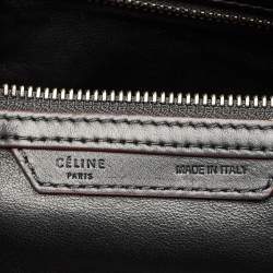 مملوكة مسبقًا Celine Black/Red Leather Mini Luggage Tote