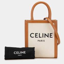 Celine Mini Canvas Vertical Cabas Satchel