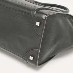 مملوكة مسبقًا Celine Black Leather Mini Luggage Tote