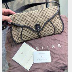 Pre Owned Celine Vintage Macadam Shoulder Bag