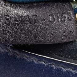 Pre Owned Celine Tricolor Leather Medium Trapeze Top Handle Bag