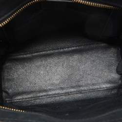 Celine Black Leather Nano Luggage Tote
