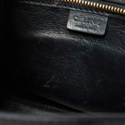 Celine Black Leather Nano Luggage Tote