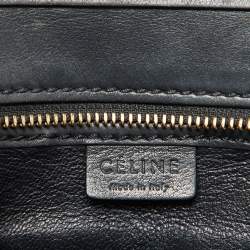 Celine Black Leather Nano Luggage Tote