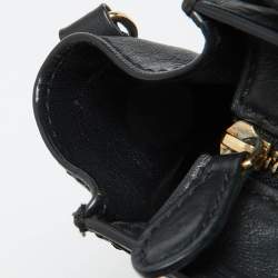 Celine Black Leather Nano Luggage Tote