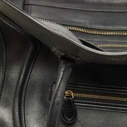 Celine Black Leather Mini Luggage Tote