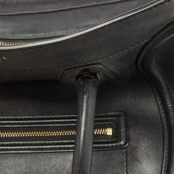 Celine Black Leather Mini Luggage Tote