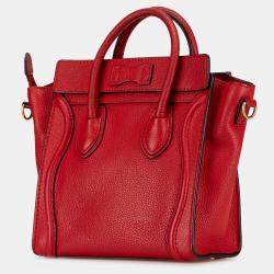 Celine Nano Leather Luggage Tote