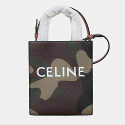 Celine Camouflage Mini Cabas Vertical Bag