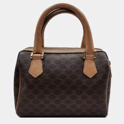 Celine Vintage Macadam Mini Boston Bag