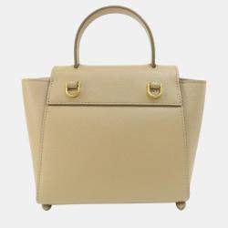 Celine Beige Calfskin Nano Belt Handbag