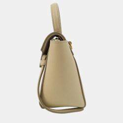 Celine Beige Calfskin Nano Belt Handbag
