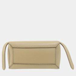 Celine Beige Calfskin Nano Belt Handbag