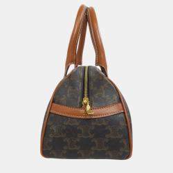Celine Dark Brown Triomphe Handbag
