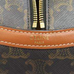 Celine Dark Brown Triomphe Handbag