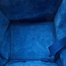 Pre Owned Celine Royal Blue/Orange Leather Medium Phantom Tote