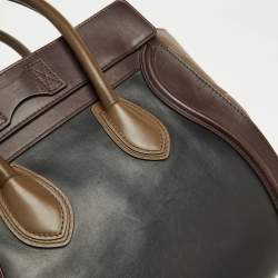 Celine Multicolor Leather Mini Luggage Tote